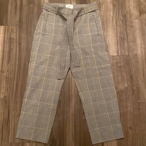 Wilfred crop plaid pants - NWOT